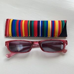 Peepers 914 pink reader sunglasses